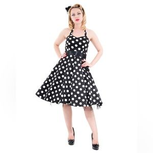 Hearts & Roses Polka Dot Dress